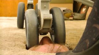 Helplessness at her feet