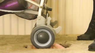 Helplessness at her feet