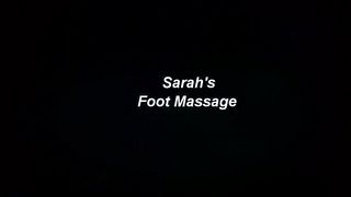 sarah foot massage