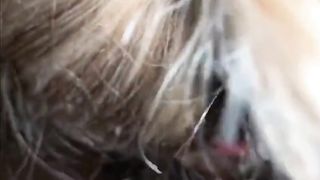 Sloppy Suck from Mature Blonde BBW - BBC Worship