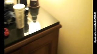 Angela Salvagno Voyeur Gets Naked Beat Down (wet and pissed off)