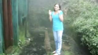 Outdoor Public Suck Fuck Rain 2