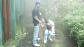 Outdoor Public Suck Fuck Rain 2