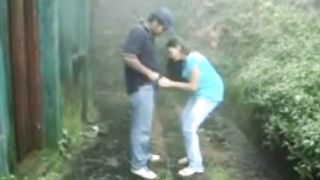 Outdoor Public Suck Fuck Rain 2