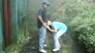 Outdoor Public Suck Fuck Rain 2