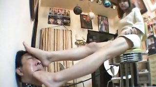 chinese foot gagging