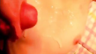 sexsaint blowjob cum on tits