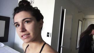 Nikki Next headscissors on bed