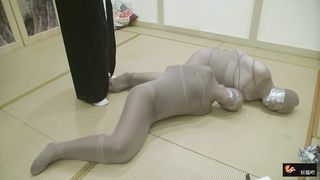 Pantyhose Bondage Encasement