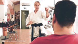 Chiara feet kick and worship