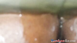 wet black pussy squirting 2