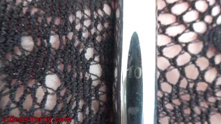 Insertion the catheter in Cervix women Mature