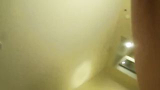 Fit Brazilian girl bed wrestling