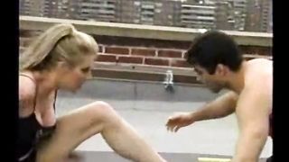 Tall Severa wrestling domination