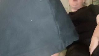 Foot slave by racist woman