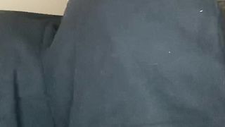 Foot slave by racist woman