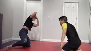 Ava Mixed wrestling