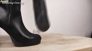 Cock tample cockbox in high heels boots