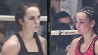 brutal arm trap choke out woman mma