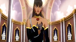 Batman beaten by super villainess