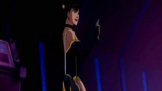 Batman beaten by super villainess