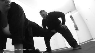 Self defence karate ballbust