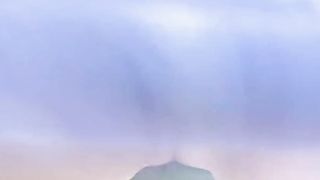 Busty Blonde Outdoor Masturbation