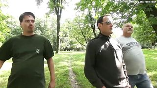 hot girl mixed fight