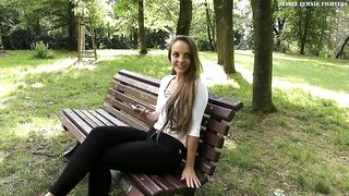 hot girl mixed fight