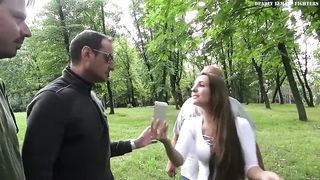 hot girl mixed fight