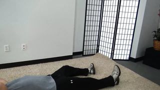 Hot girl kicking ass