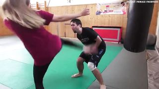 mixed fight sexy strong