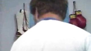 Vintage mixed wrestling headscissor and RNC ko