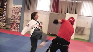 K1KA taekwondo action