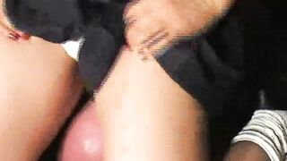 Schoolgirl facesitting