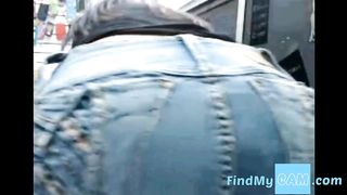 Latin girl shows and masturbates at work (real)