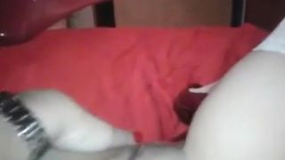 GF masturbate in white socks