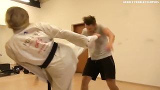 ema karate skill ballbusting