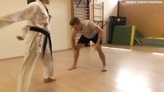 ema karate skill ballbusting