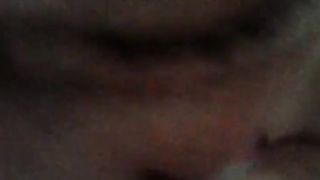 Busty girlfriend sucks & plays with my dick. 1st porn