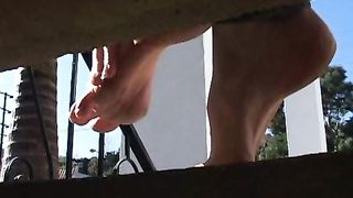 FootFactory - Kelly Space - smoking stairs