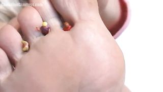 Rare video Goddess Cake feet