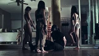 Even bad guys succumb to a girl with rope