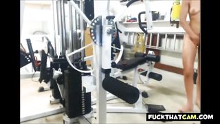 Nude Workout with Vibrator 5 of 5