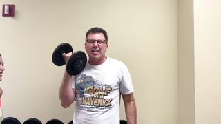 Workout challenge man vs woman strong fitness girl domination