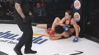 Female Headscissor Submissions in MMA girl vs girl fight
