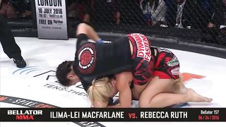 Female Headscissor Submissions in MMA girl vs girl fight
