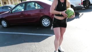 Watermelon scissor challenge 3