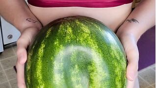 Watermelon scissor challenge 2