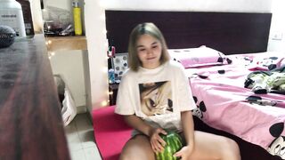 Watermelon scissor challenge 4
